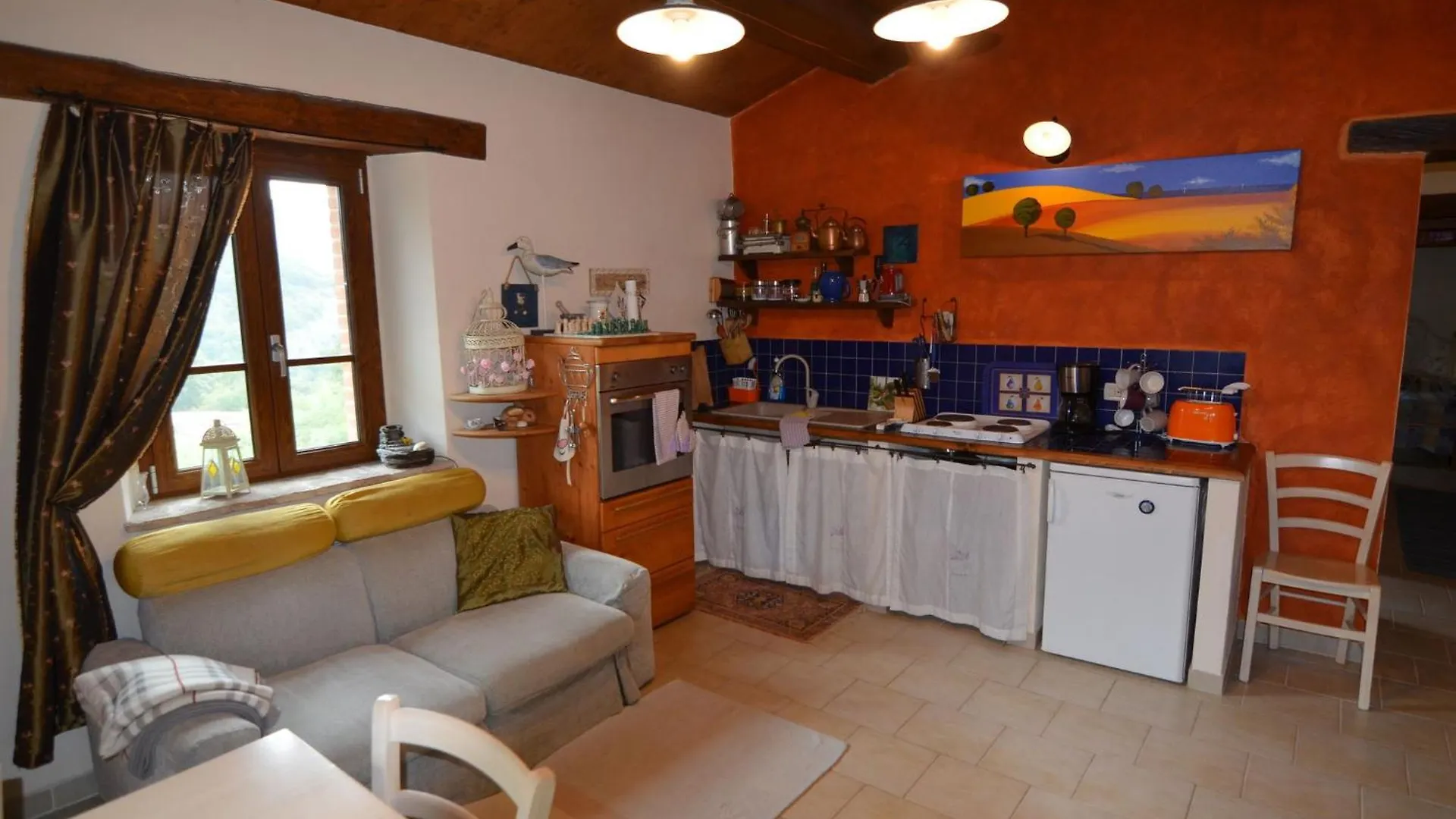 Cozy Apartment With Garden Patio Storage Deckchairs Bbq Pennabilli 0*,